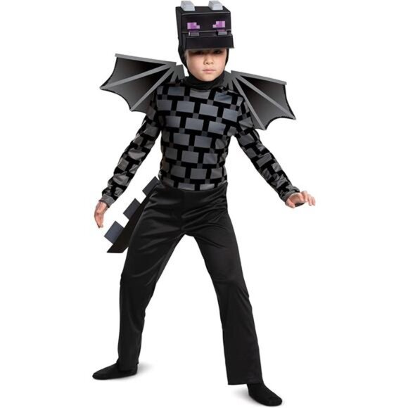 Minecraft Ender Dragon Costume for Kids, Video Game Inspired Character Outfit - Picture 1 of 6